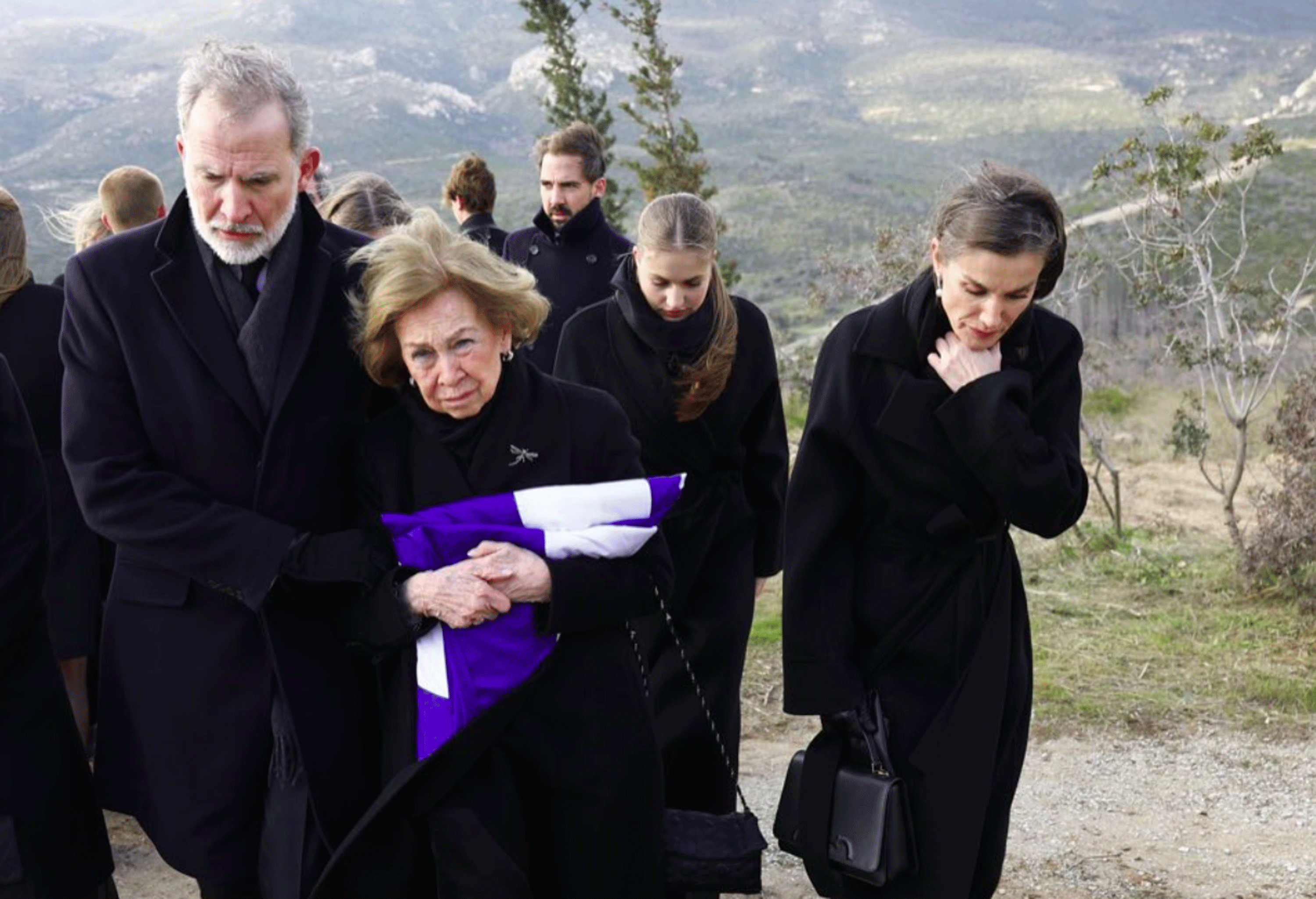 Tres detalles que han marcado el emotivo sepelio de Irene de Grecia