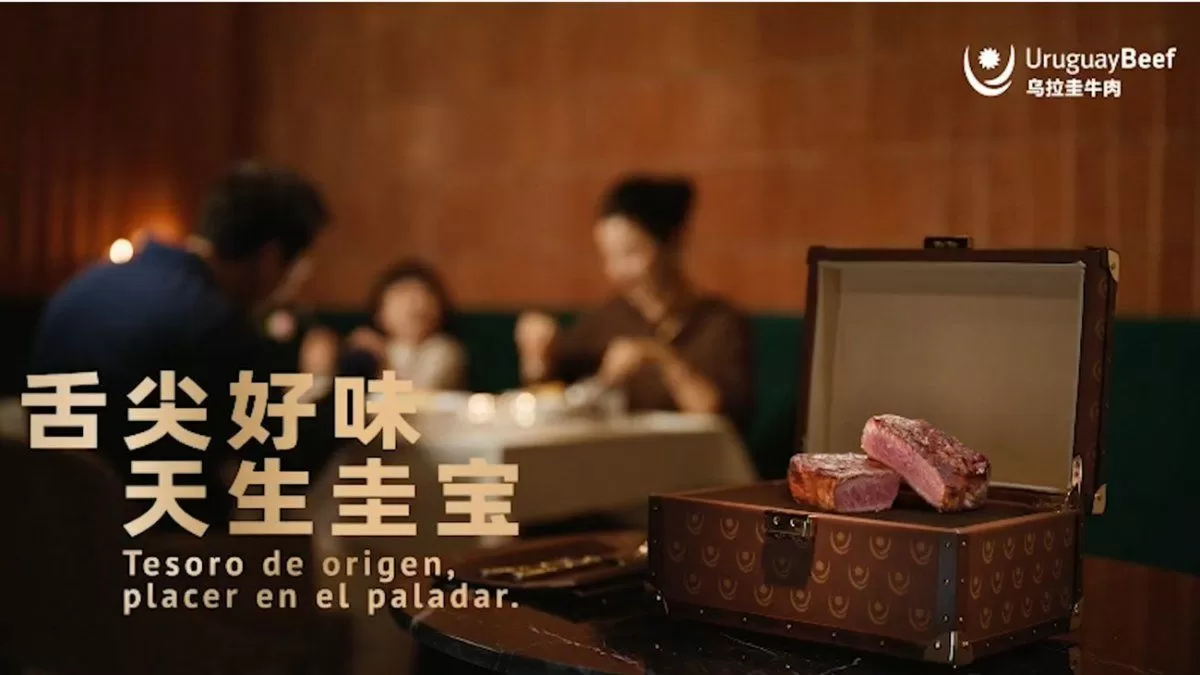 La carne uruguaya como un tesoro; así es la comunicación campaña publicitaria del INAC en China