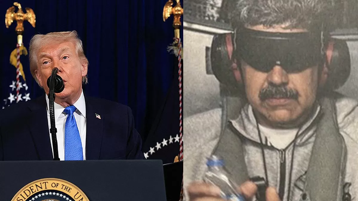 Trump difunde foto de Maduro y afirma que EE.UU. administrará Venezuela aun que haya transición "pacífica"