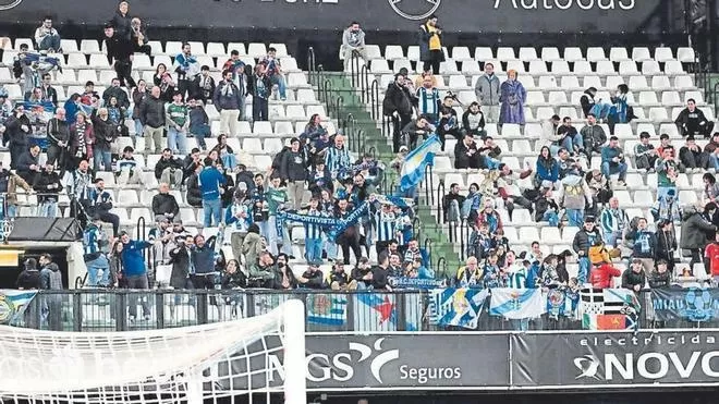 200 espectadores blanquiazules vivieron el duelo en Castalia