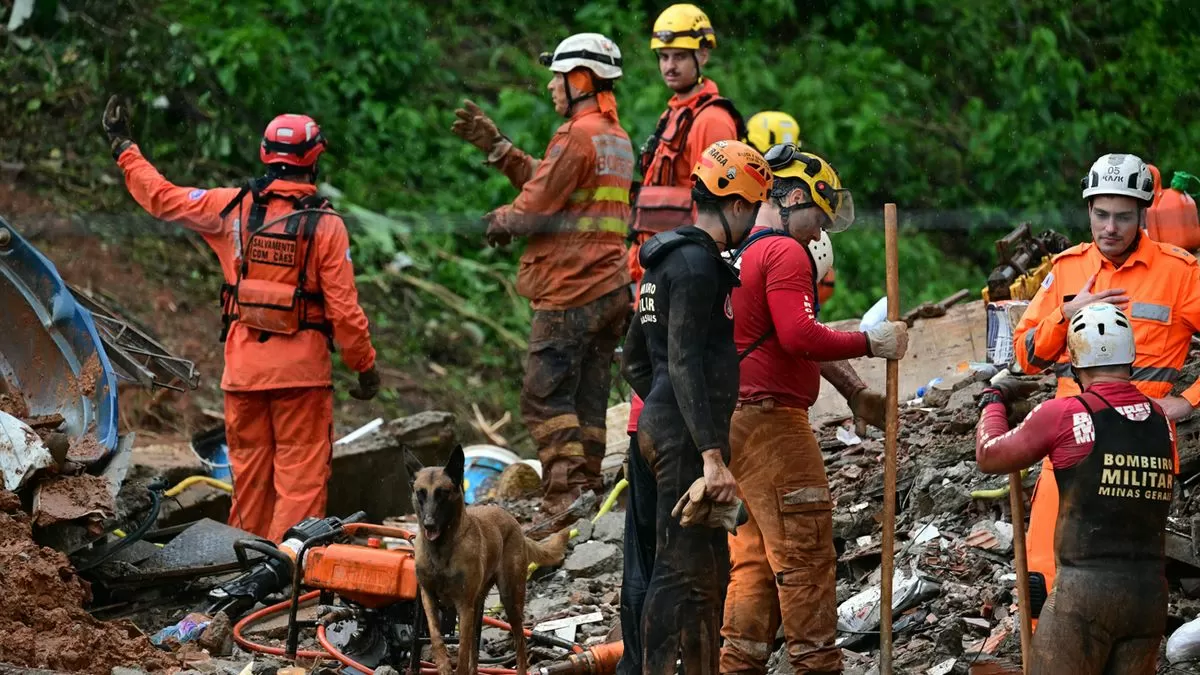 Lluvias en Brasil dejan al aparte 23 muertos y decenas de desaparecidos tras inundaciones y derrumbes