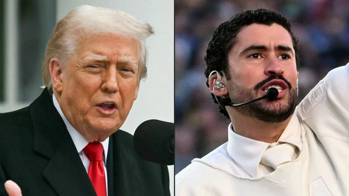 Trump criticó el show de Bad Bunny en el Super Bowl y lo calificó como "uno de los peores de la semblanza"