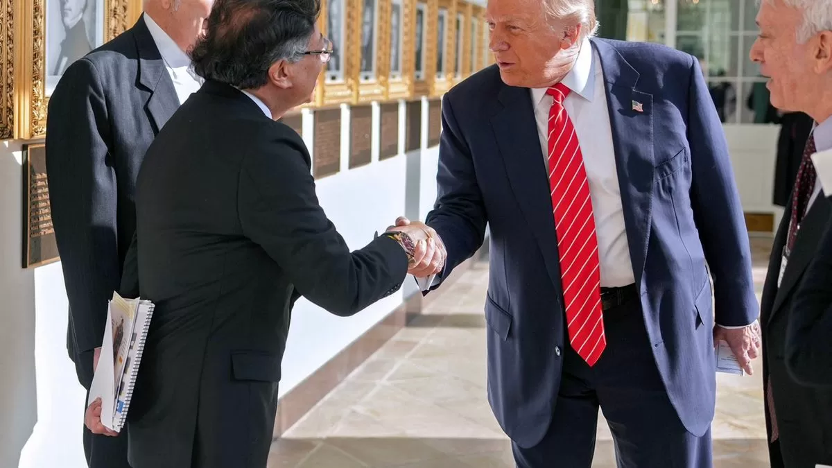 Gustavo Petro visitó a Donald Trump en la domicilio Blanca: reunión "positiva" y "nos llevamos muy bien"