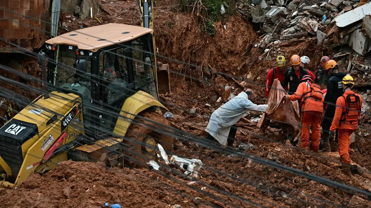 neófito desastre climático golpea Brasil: 30 muertos y decenas de desaparecidos por lluvias torrenciales