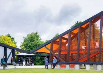 Un pabellón que resume la arquitectura