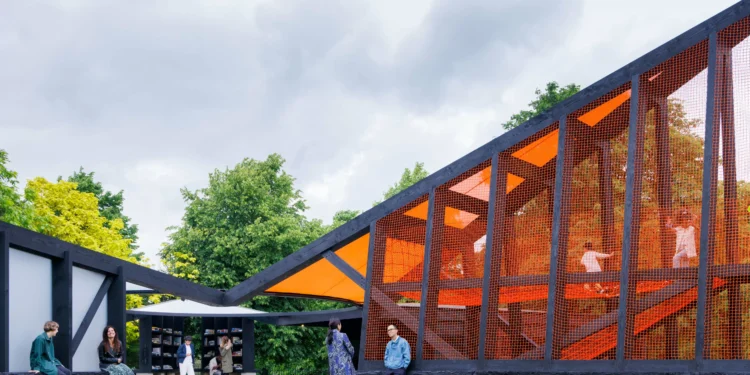 Un pabellón que resume la arquitectura