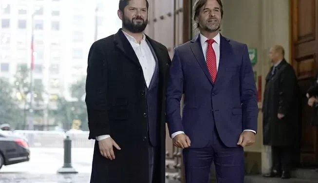 Lacalle Pou y Boric concretaron un encuentro para fortalecer las relaciones bilaterales