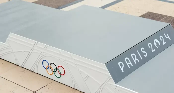 Revelan diseño de los podios de los Juegos Olímpicos París 2024