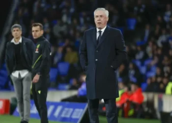 Ancelotti: “Asencio estaba afectado por los gritos y lo he cambiado”