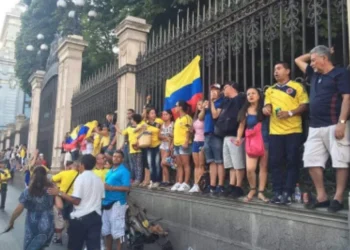 ¿Cómo se ha inmóvil la diáspora de colombianos en España?