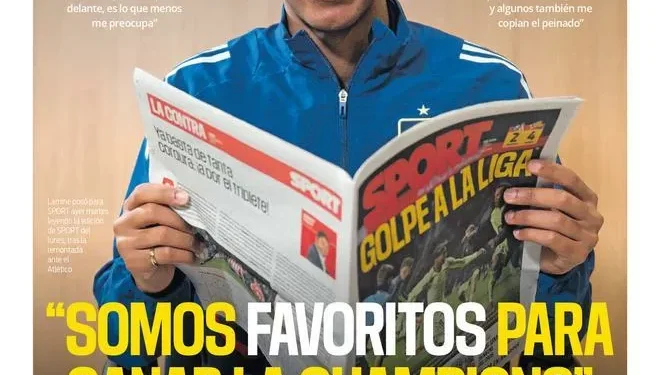 La portada de SPORT de hoy miércoles, 19 de marzo de 2025