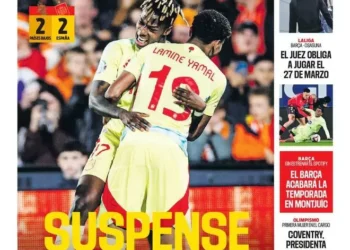 La portada de SPORT de hoy viernes, 21 de marzo de 2025
