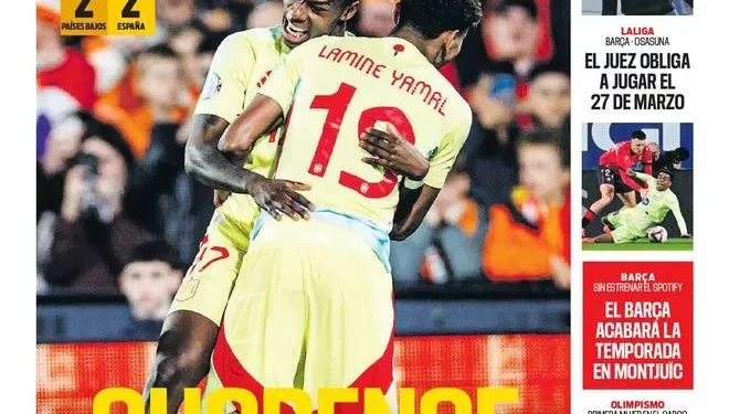 La portada de SPORT de hoy viernes, 21 de marzo de 2025