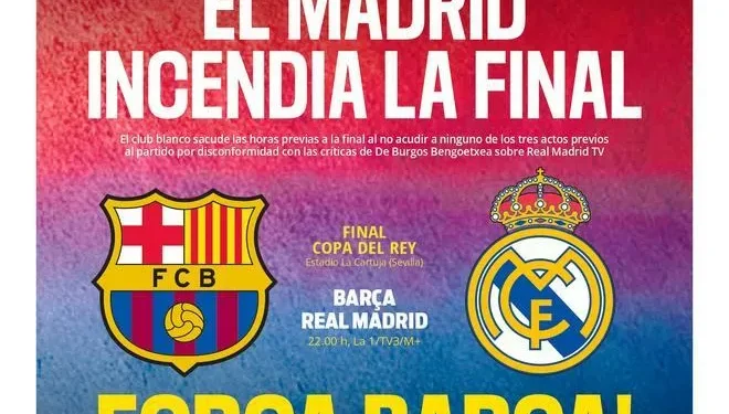 La portada de SPORT de hoy sábado, 26 de abril de 2025