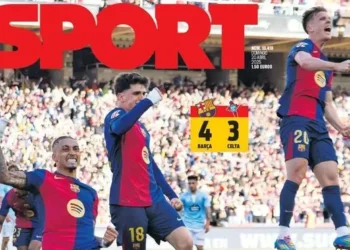 Esta es la portada de SPORT de hoy, domingo 20 de abril