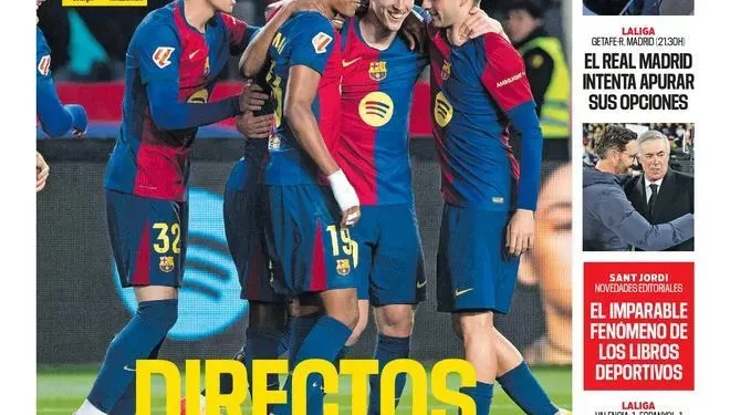 La portada de SPORT de hoy, miércoles 23 de abril de 2025