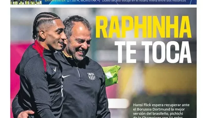 La portada de SPORT de hoy martes, 8 de abril de 2025