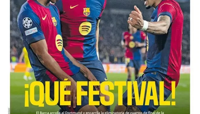 Esta es la portada SPORT de hoy, jueves 10 de abril de 2025