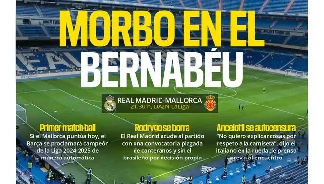 La portada de SPORT de hoy miércoles, 14 de mayo de 2025