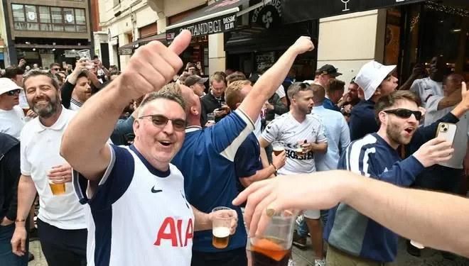 Siete hinchas ingleses detenidos en Bilbao por peleas y agresiones