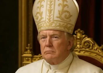 Trump publicó una imagen ropa como el papa y dijo que le gustaría serlo