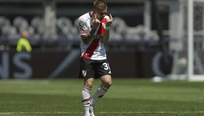 Mastantuono decepciona y dice adiós a River Plate