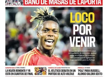 La portada de SPORT de hoy, domingo 15 de junio de 2025