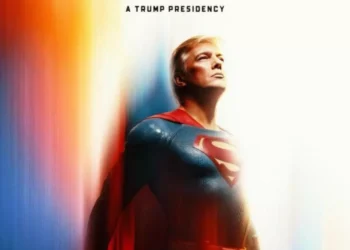 La Casa Blanca publica imagen de Trump como Superman