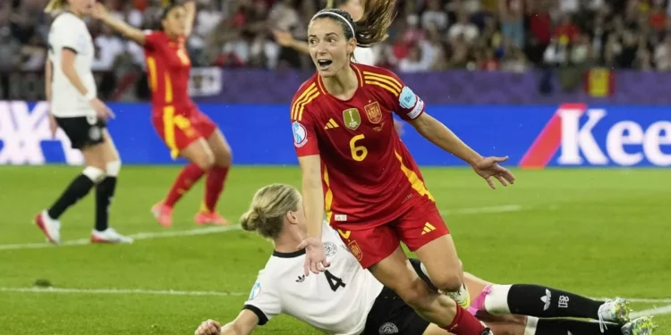 Aitana abre la puerta a la historia y mete a España en su primera zaguero de la Eurocopa