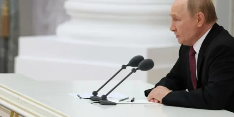 Vladímir Putin acabaría la guerra a variación del Donetsk y Luhansk