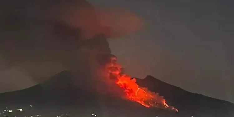 Incendio arrasa laderas del monte Vesubio: Bomberos desplegó patrullas, aviones y solicita más defensa