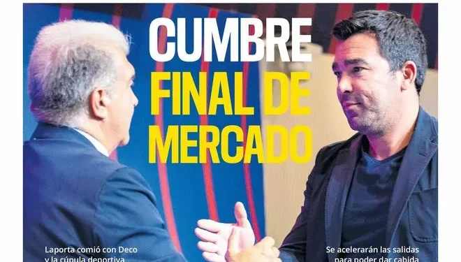La portada de SPORT de hoy viernes, 22 de agosto de 2025