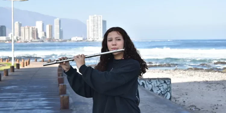 Sarah García y su prueba siendo parte de la Orquesta Sinfónica Juvenil Regional de Tarapacá