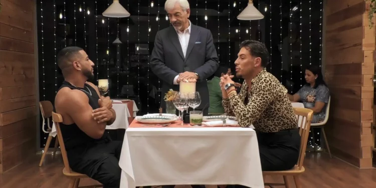Es la cita con más tensión de la historia de ‘First Dates’: reprimenda, reproches y abandono