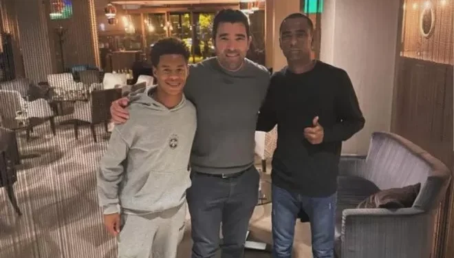 Encuentro de Deco con el prometedor Rafael Belinho en un hotel
