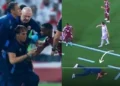 Dejan K.O. a Julen Lopetegui tras recibir un balonazo, no obstante se mete en el Mundial
