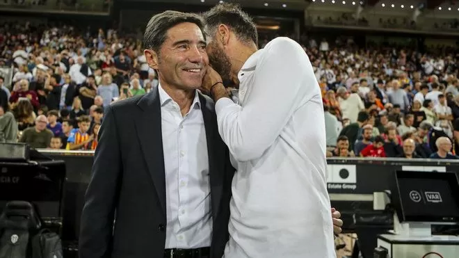 Marcelino, tras la victoria ante el Valencia: “En el popular del partido fuimos superiores”