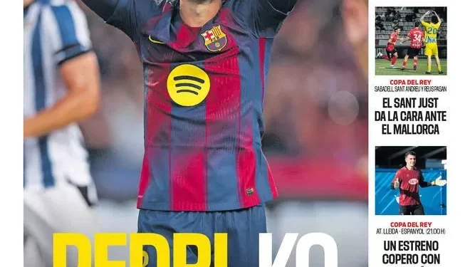 Esta es la portada de SPORT de hoy jueves, 30 de octubre de 2025