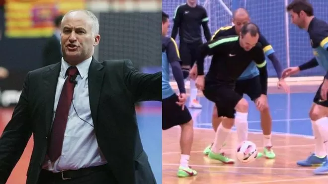 El día que Iniesta fue a entrenar con el Barça de fútbol sala: “Me dijo que esto iba sobrado rápido…”