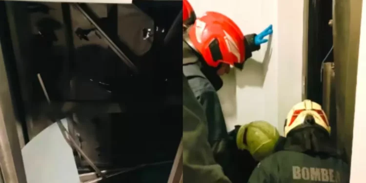 Buenos Aires: nueve jóvenes subieron a un elevador en el séptimo piso y se desplomó