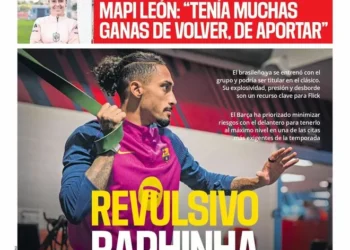 La portada de SPORT de hoy jueves, 23 de octubre de 2025