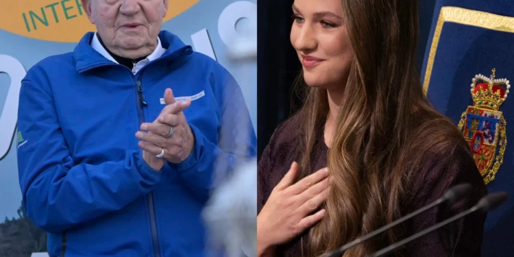 El reproche del rey Juan Carlos a su nieta Leonor de Borbón