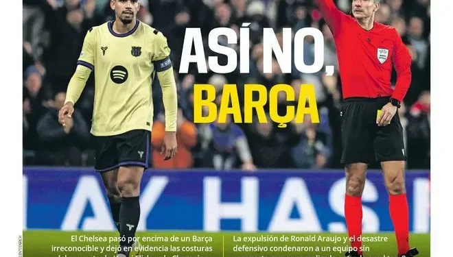 La portada SPORT de hoy, miércoles 26 de noviembre de 2025