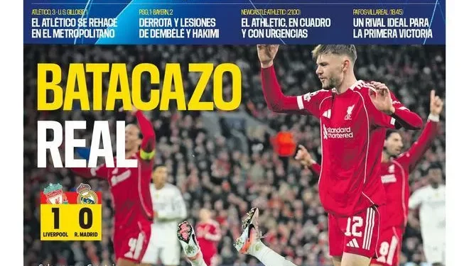 La portada SPORT de este miércoles 05 de noviembre de 2025