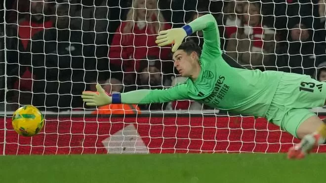 Kepa se viste de héroe en el Arsenal