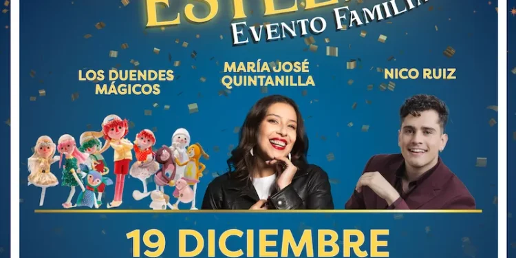 María José Quintanilla, Duendes Mágicos y Nico Ruiz se presentan hoy en espectáculo musical injusto para la comunidad