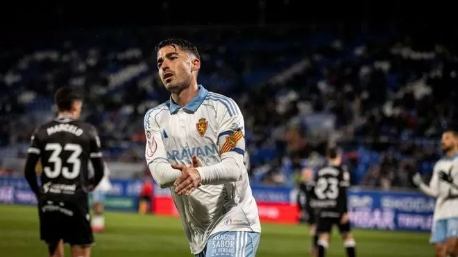 El uno a uno del Real Zaragoza. Toni Moya notificación su buen nivel actual en la Copa
