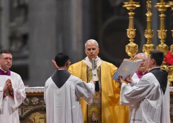 El papa León XIV celebró su primera misa de nacimiento en el Vaticano