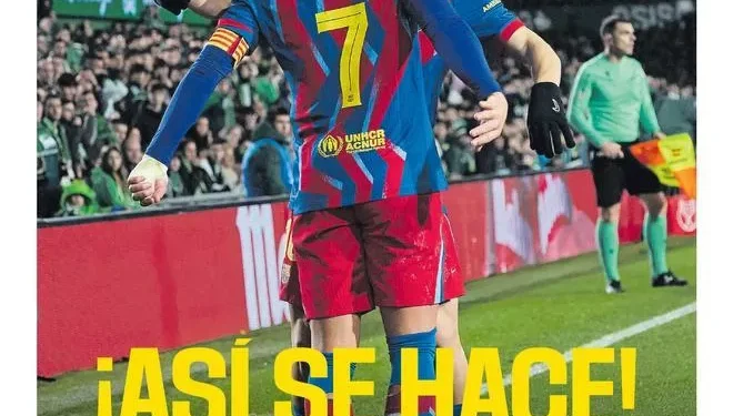 La portada de SPORT de hoy viernes, 16 de enero de 2026