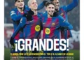 La portada de SPORT de hoy jueves, 22 de enero de 2026